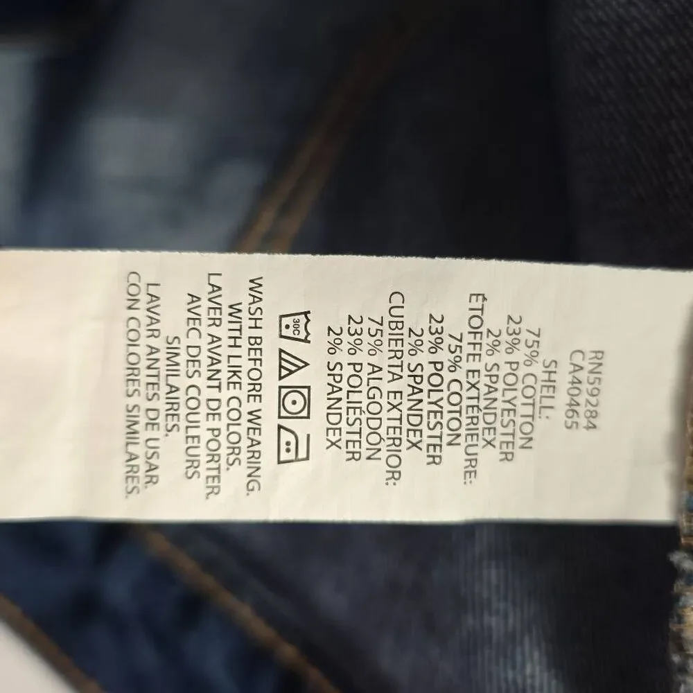 The Children's Place Girls Size 5T Blue Jean Snap Front Button-Down Jacket